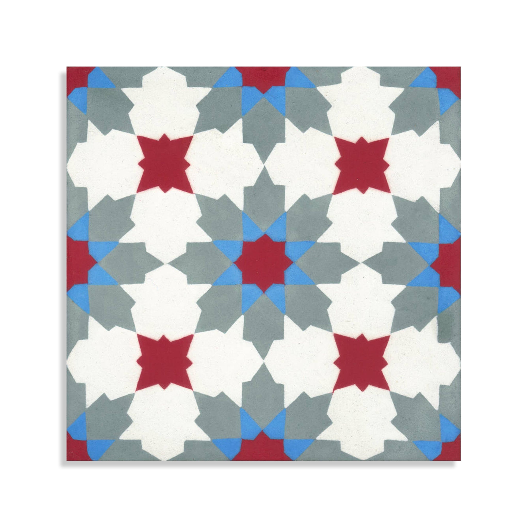 Moroccan Encaustic Cement Pattern 01x, 20 x 20cm - Tiles &amp; Stone To You