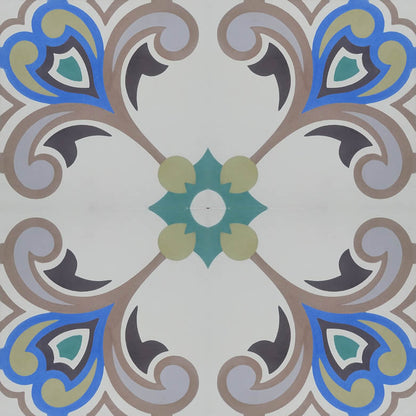 Moroccan Encaustic Cement Pattern 01xi, 20 x 20cm - Tiles &amp; Stone To You