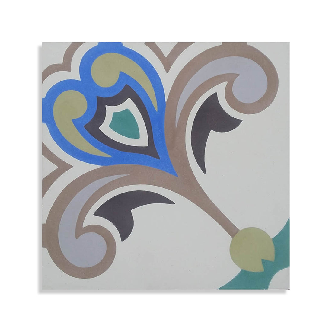 Moroccan Encaustic Cement Pattern 01xi, 20 x 20cm - Tiles &amp; Stone To You