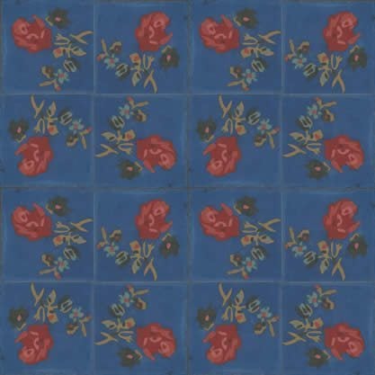 Moroccan Encaustic Cement Pattern 02b, 20 x 20cm - Tiles &amp; Stone To You