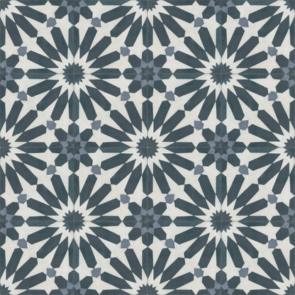 Moroccan Encaustic Cement Pattern 02e, 20 x 20cm - Tiles &amp; Stone To You