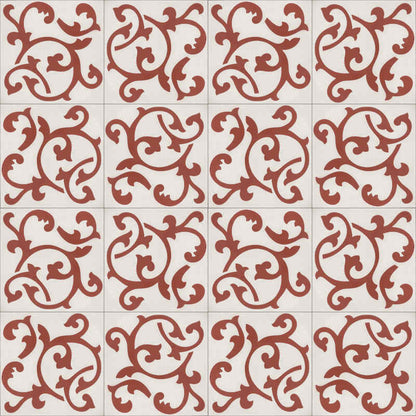 Moroccan Encaustic Cement Pattern 02g, 20 x 20cm - Tiles &amp; Stone To You