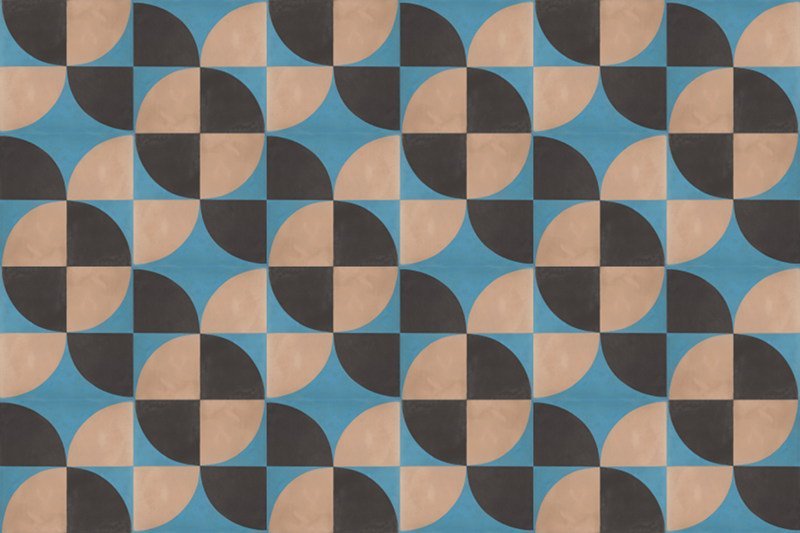 Moroccan Encaustic Cement Pattern 02n, 20 x 20cm - Tiles &amp; Stone To You