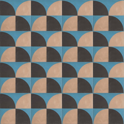 Moroccan Encaustic Cement Pattern 02n, 20 x 20cm - Tiles &amp; Stone To You