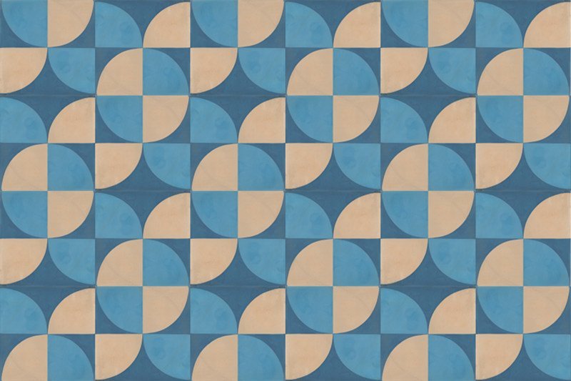 Moroccan Encaustic Cement Pattern 02q, 20 x 20cm - Tiles &amp; Stone To You