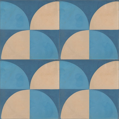 Moroccan Encaustic Cement Pattern 02q, 20 x 20cm - Tiles &amp; Stone To You