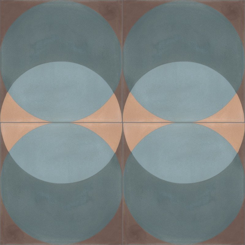 Moroccan Encaustic Cement Pattern 02r, 20 x 20cm - Tiles &amp; Stone To You