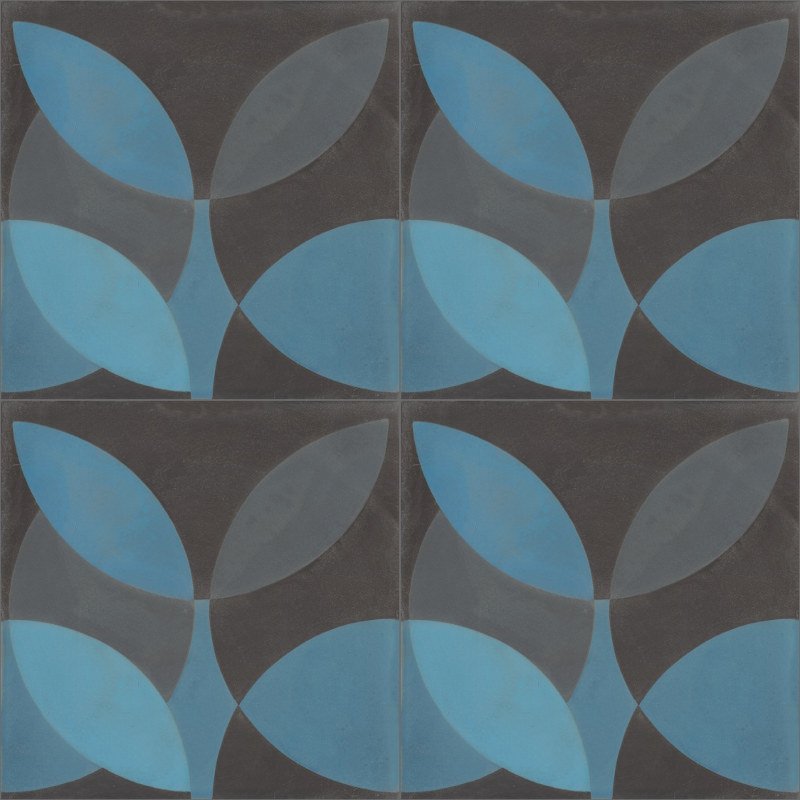 Moroccan Encaustic Cement Pattern 02s, 20 x 20cm - Tiles &amp; Stone To You