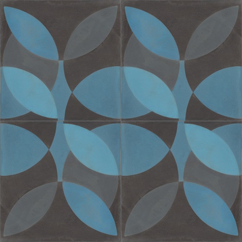 Moroccan Encaustic Cement Pattern 02s, 20 x 20cm - Tiles &amp; Stone To You