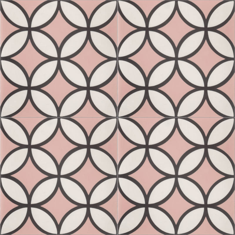 Moroccan Encaustic Cement Pattern 02u, 20 x 20cm - Tiles &amp; Stone To You