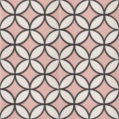 Moroccan Encaustic Cement Pattern 02u, 20 x 20cm - Tiles &amp; Stone To You