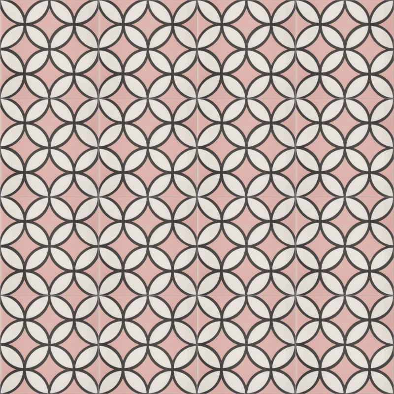 Moroccan Encaustic Cement Pattern 02u, 20 x 20cm - Tiles &amp; Stone To You