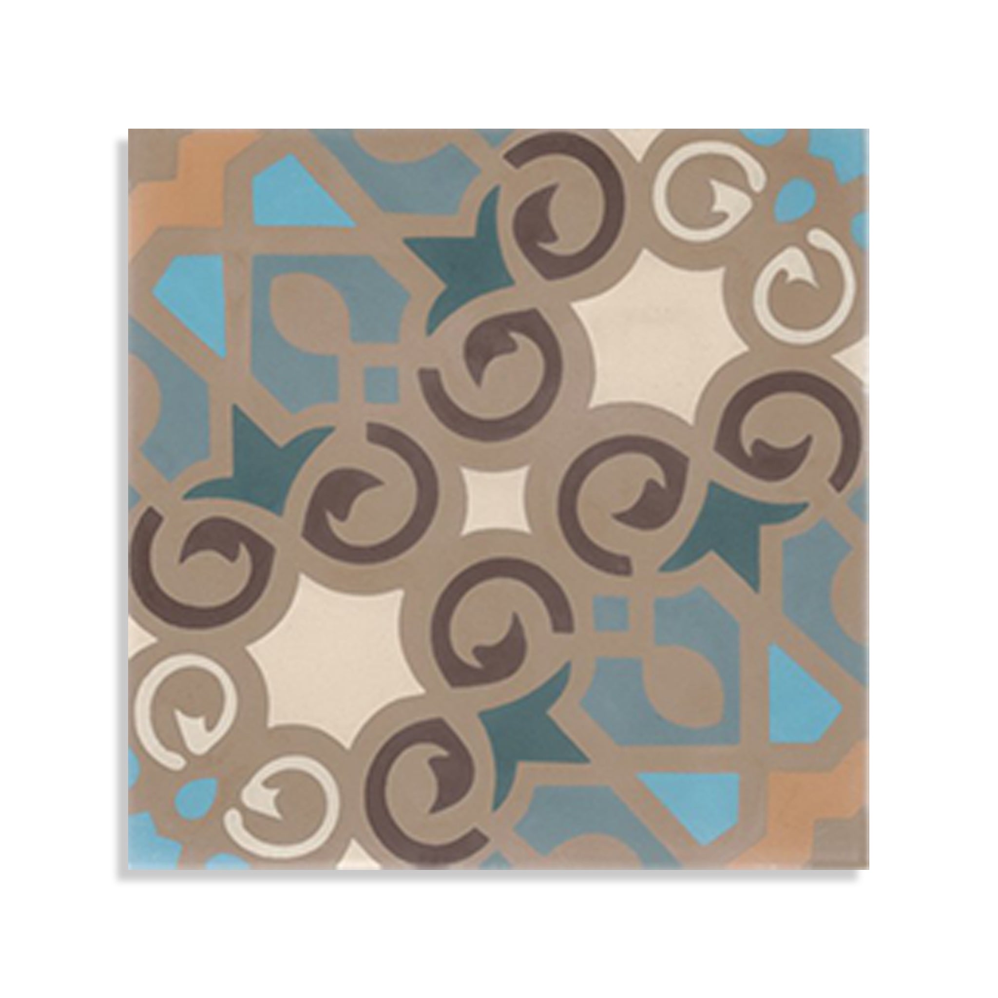 Moroccan Encaustic Cement Pattern 02x, 20 x 20cm - Tiles &amp; Stone To You