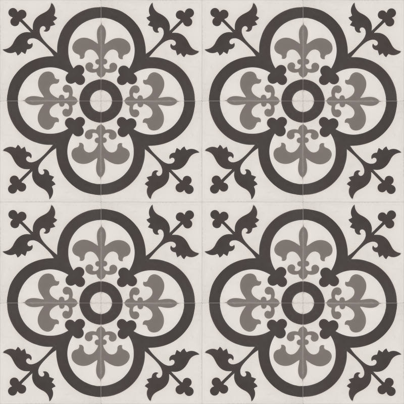 Moroccan Encaustic Cement Pattern 02y, 20 x 20cm - Tiles &amp; Stone To You