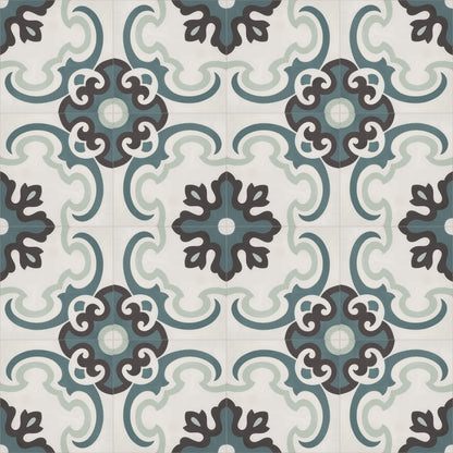 Moroccan Encaustic Cement Pattern 02z, 20 x 20cm - Tiles &amp; Stone To You