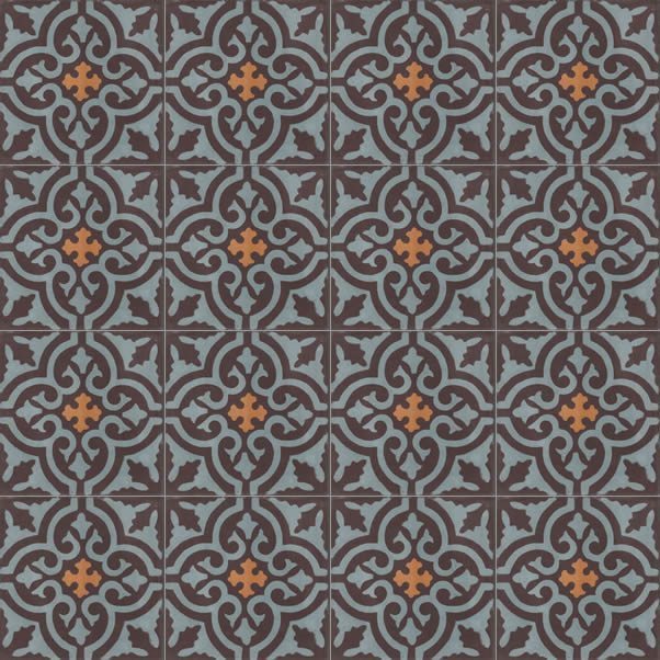 Moroccan Encaustic Cement Pattern 03a, 20 x 20cm - Tiles &amp; Stone To You