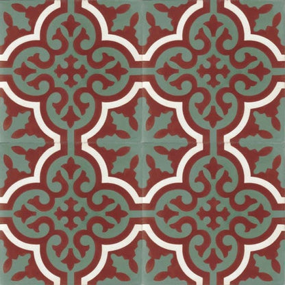 Moroccan Encaustic Cement Pattern 03d, 20 x 20cm - Tiles &amp; Stone To You