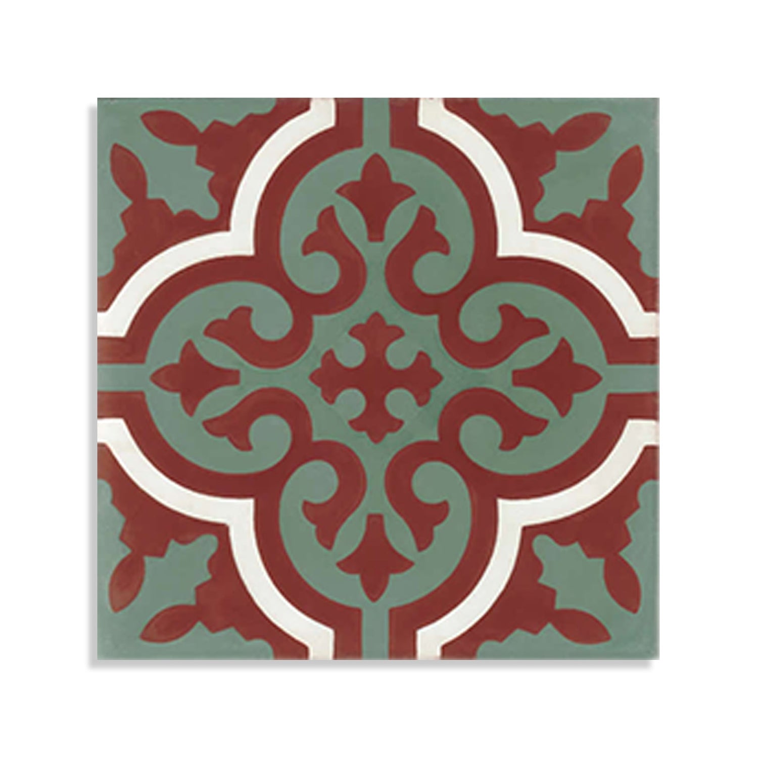 Moroccan Encaustic Cement Pattern 03d, 20 x 20cm - Tiles &amp; Stone To You