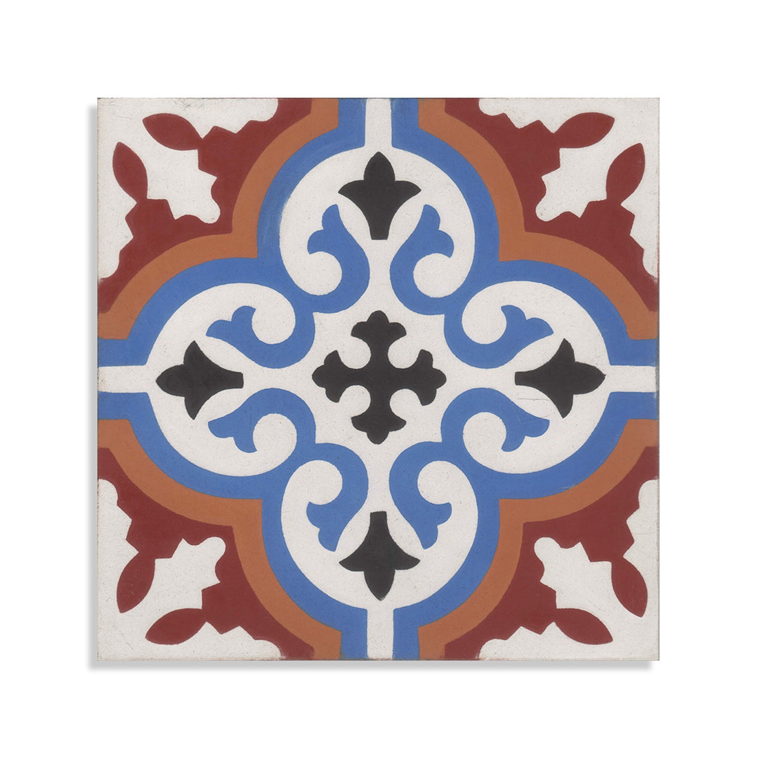 Moroccan Encaustic Cement Pattern 03f, 20 x 20cm - Tiles &amp; Stone To You