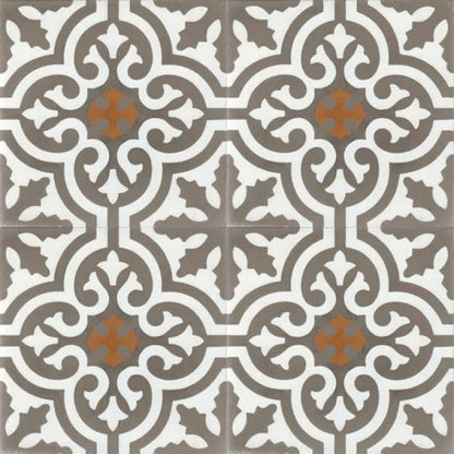 Moroccan Encaustic Cement Pattern 03g, 20 x 20cm - Tiles &amp; Stone To You