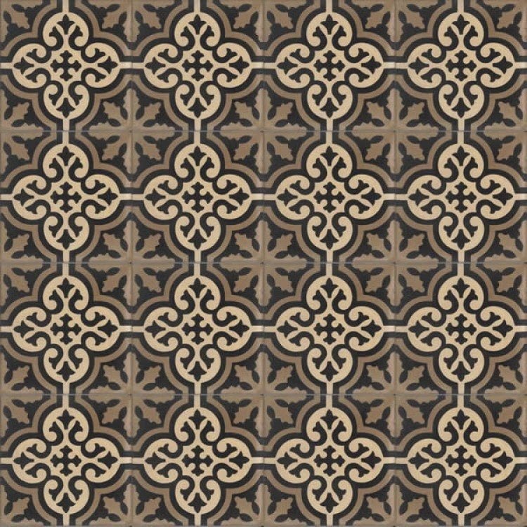 Moroccan Encaustic Cement Pattern 03i, 20 x 20cm - Tiles &amp; Stone To You