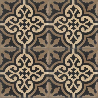 Moroccan Encaustic Cement Pattern 03i, 20 x 20cm - Tiles &amp; Stone To You