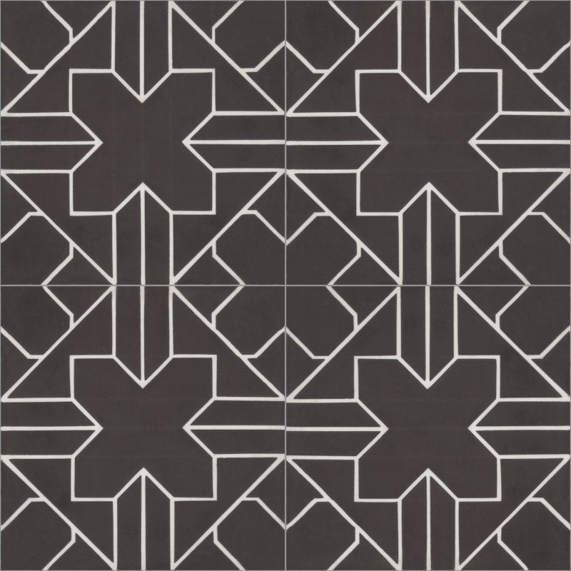 Moroccan Encaustic Cement Pattern 03t, 20 x 20cm - Tiles &amp; Stone To You