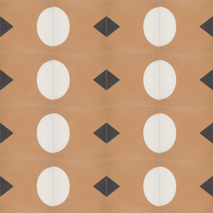 Moroccan Encaustic Cement Pattern 04g, 20 x 20cm - Tiles &amp; Stone To You