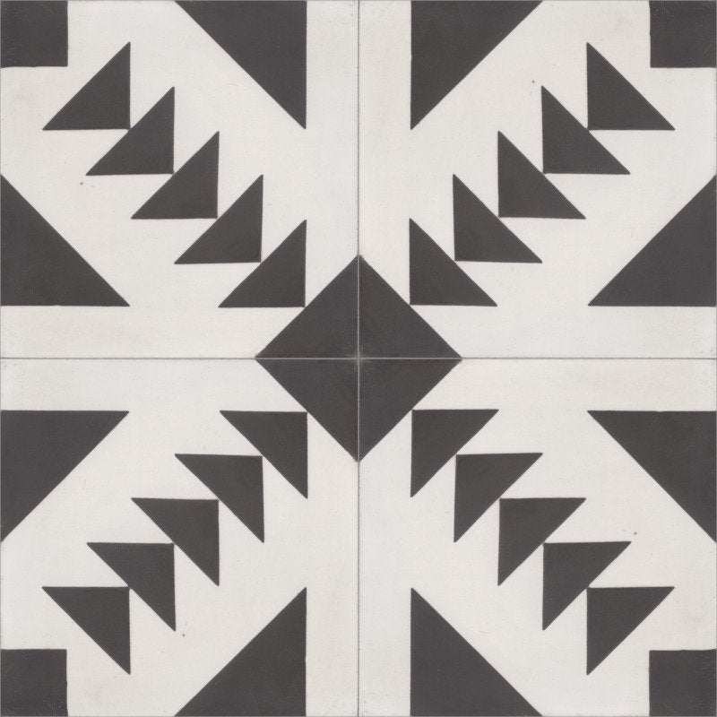 Moroccan Encaustic Cement Pattern 04m, 20 x 20cm - Tiles &amp; Stone To You