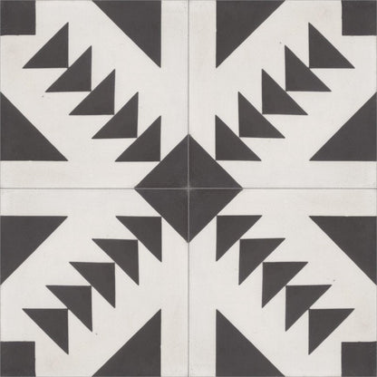 Moroccan Encaustic Cement Pattern 04m, 20 x 20cm - Tiles &amp; Stone To You