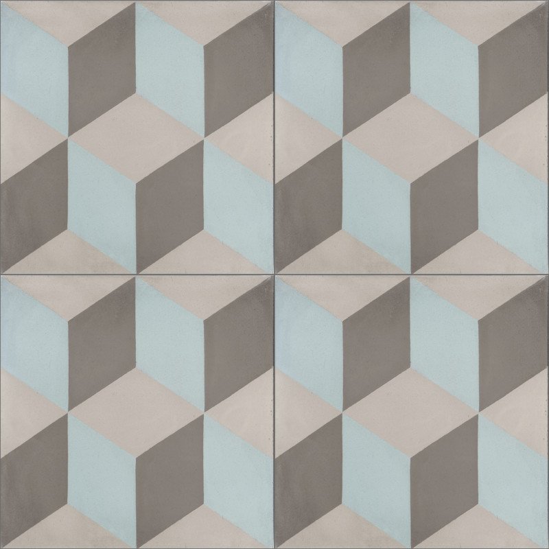 Moroccan Encaustic Cement Pattern 05d, 20 x 20cm - Tiles &amp; Stone To You