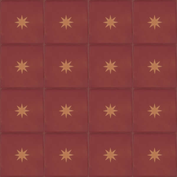 Moroccan Encaustic Cement Pattern 06c, 20 x 20cm - Tiles &amp; Stone To You