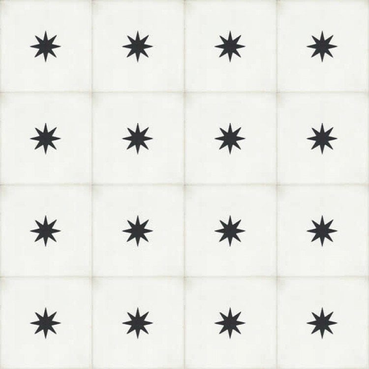 Moroccan Encaustic Cement Pattern 06j, 20 x 20cm - Tiles &amp; Stone To You