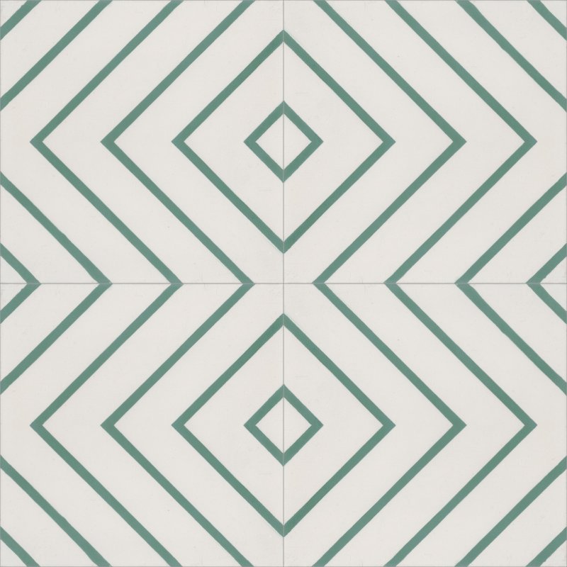 Moroccan Encaustic Cement Pattern 07c, 20 x 20cm - Tiles &amp; Stone To You