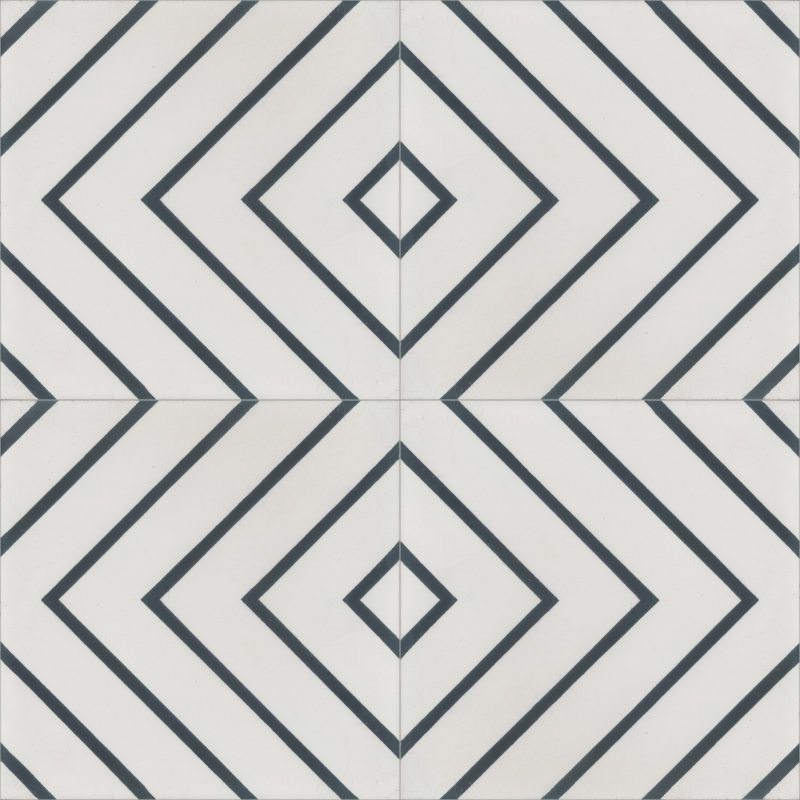 Moroccan Encaustic Cement Pattern 07d, 20 x 20cm - Tiles &amp; Stone To You