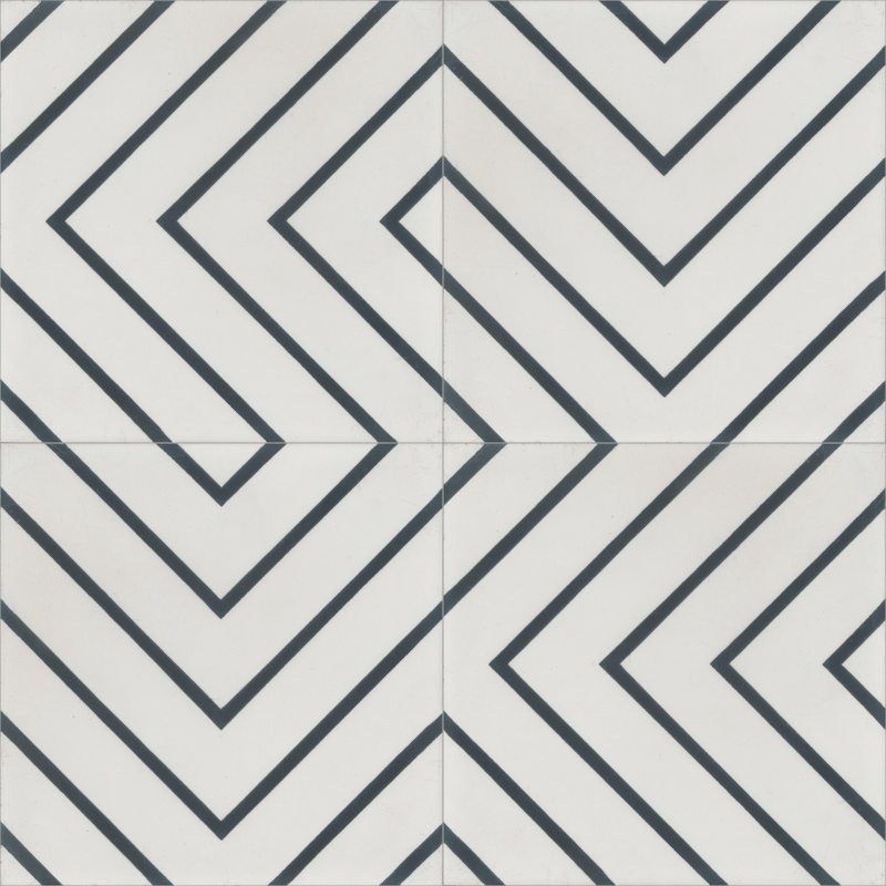 Moroccan Encaustic Cement Pattern 07d, 20 x 20cm - Tiles &amp; Stone To You