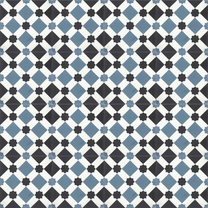 Moroccan Encaustic Cement Pattern 07e, 20 x 20cm - Tiles &amp; Stone To You