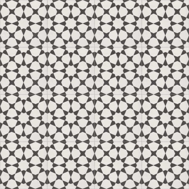 Moroccan Encaustic Cement Pattern 07h, 20 x 20cm - Tiles &amp; Stone To You