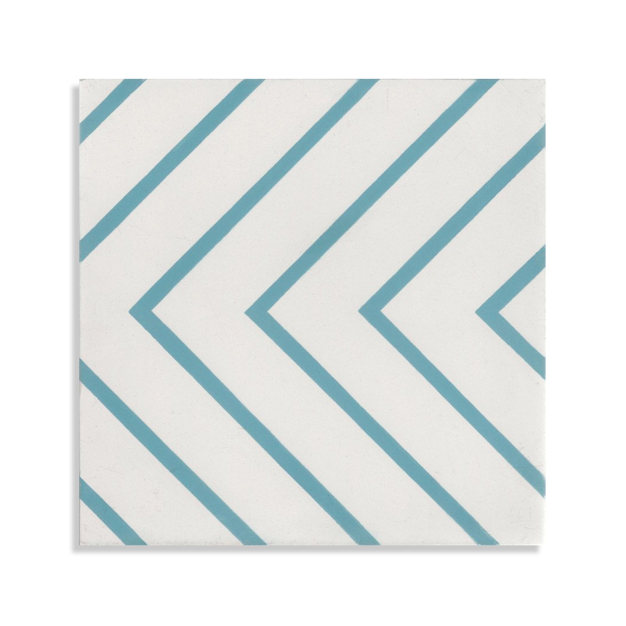 Moroccan Encaustic Cement Pattern 07kd Sky Blue, 20 x 20cm - Tiles &amp; Stone To You