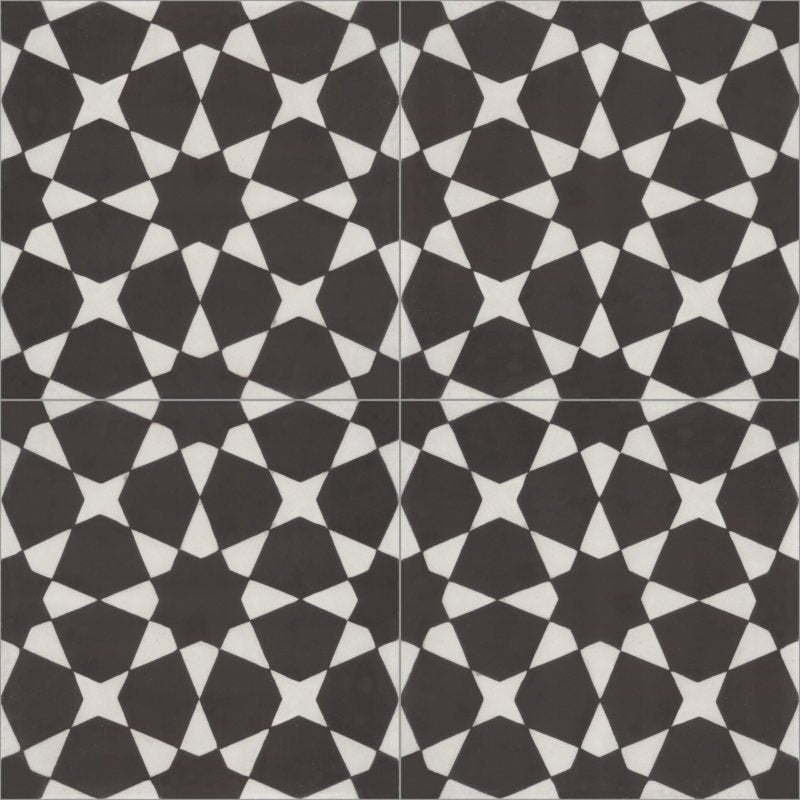 Moroccan Encaustic Cement Pattern 07q, 20 x 20cm - Tiles &amp; Stone To You