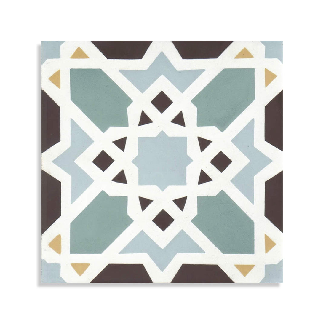 Moroccan Encaustic Cement Pattern 08e, 20 x 20cm - Tiles &amp; Stone To You