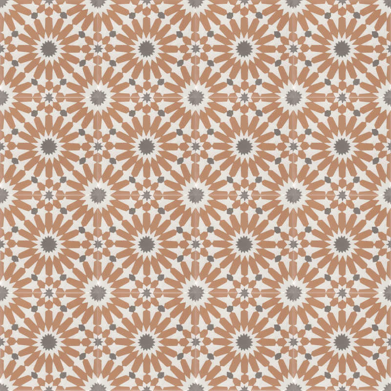 Moroccan Encaustic Cement Pattern 0ff, 20 x 20cm - Tiles &amp; Stone To You
