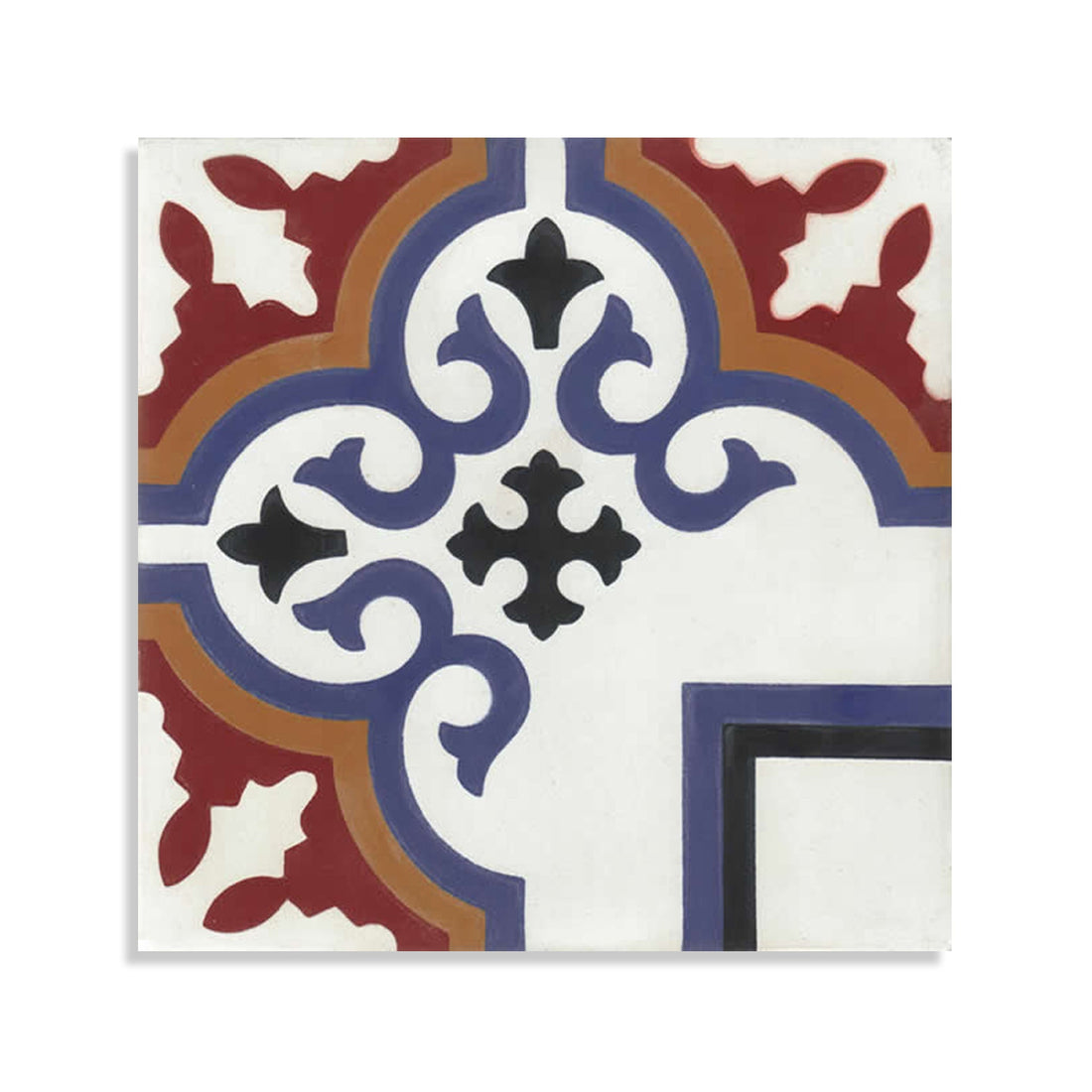 Moroccan Encaustic Cement Pattern 102c, 20 x 20cm - Tiles &amp; Stone To You