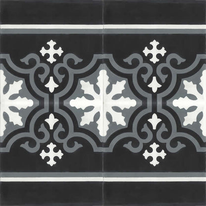 Moroccan Encaustic Cement Pattern 103a, 20 x 20cm - Tiles &amp; Stone To You