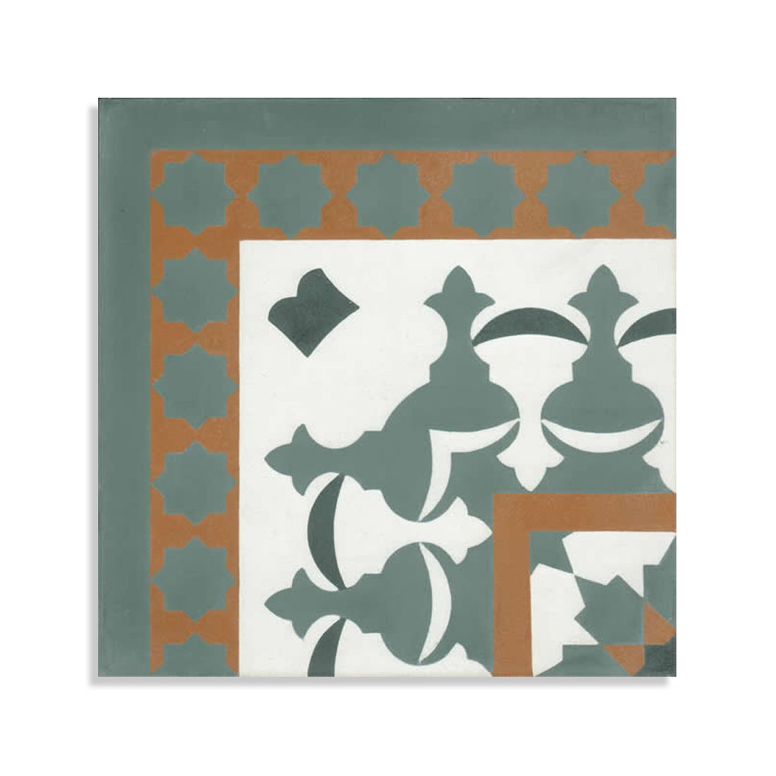 Moroccan Encaustic Cement Pattern 104a, 20 x 20cm - Tiles &amp; Stone To You