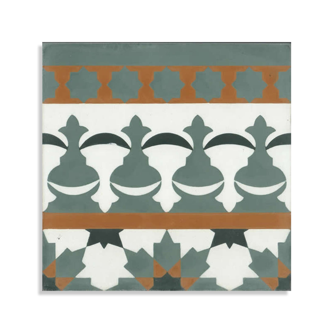 Moroccan Encaustic Cement Pattern 104b, 20 x 20cm - Tiles &amp; Stone To You