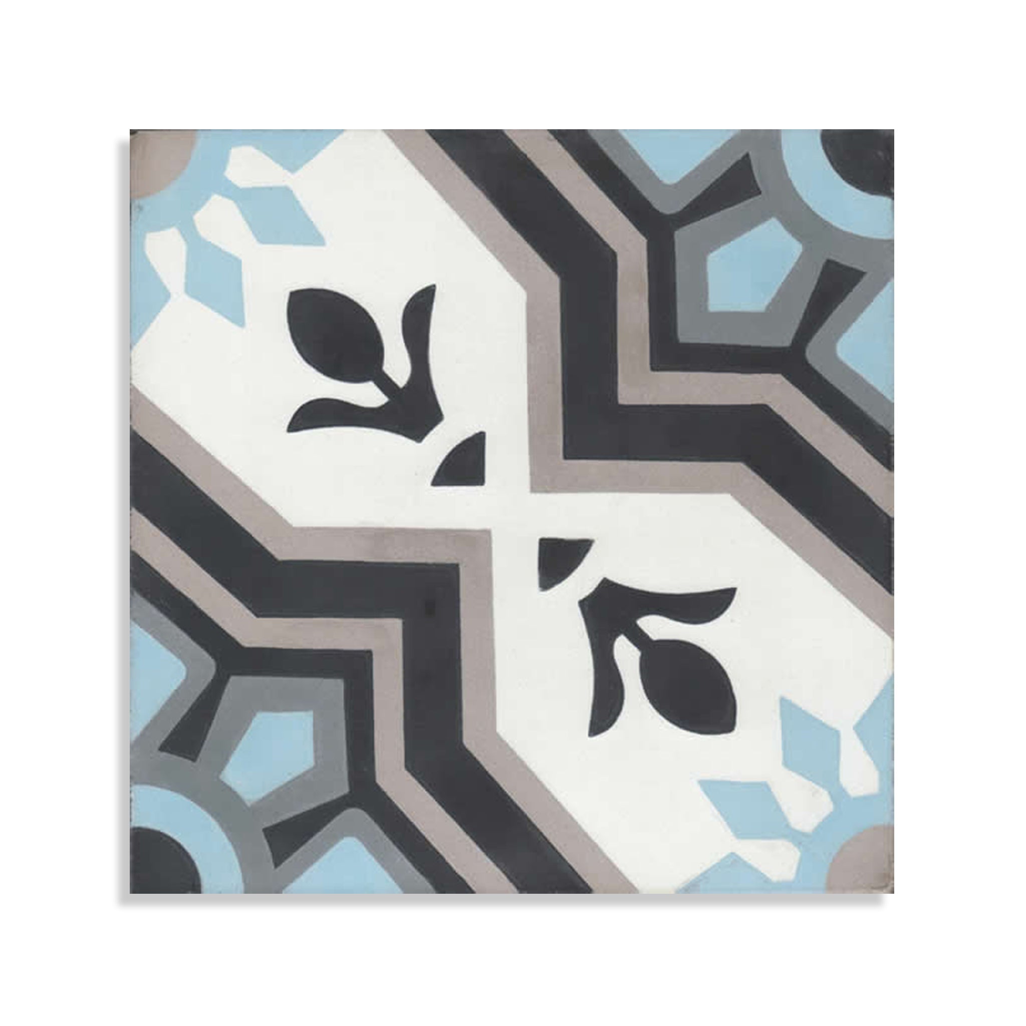 Moroccan Encaustic Cement Pattern 11a, 20 x 20cm - Tiles &amp; Stone To You