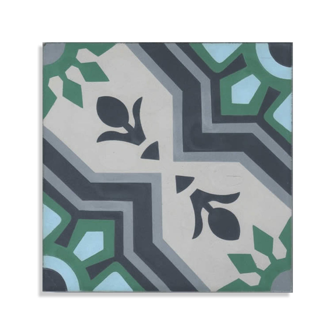 Moroccan Encaustic Cement Pattern 11b, 20 x 20cm - Tiles &amp; Stone To You