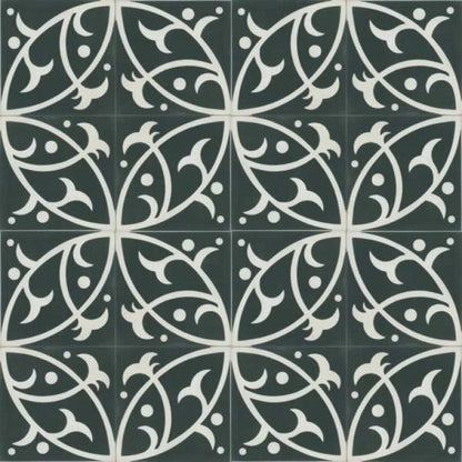 Moroccan Encaustic Cement Pattern 12d, 20 x 20cm - Tiles &amp; Stone To You