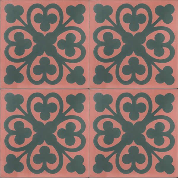 Moroccan Encaustic Cement Pattern 13b, 20 x 20cm - Tiles &amp; Stone To You